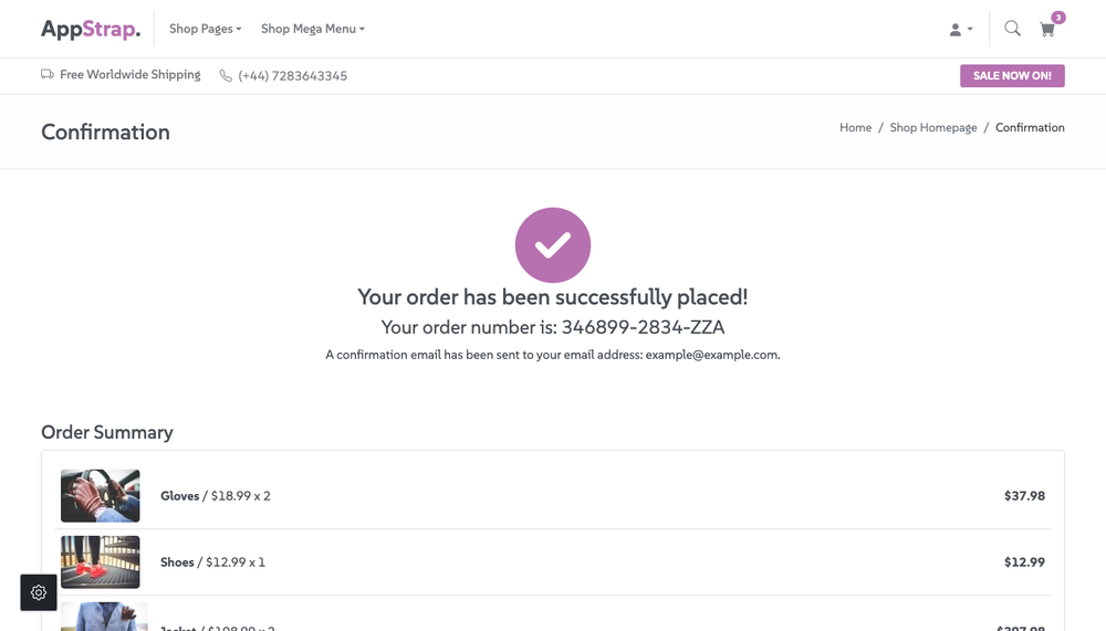 shop-confirmation page thumbnail