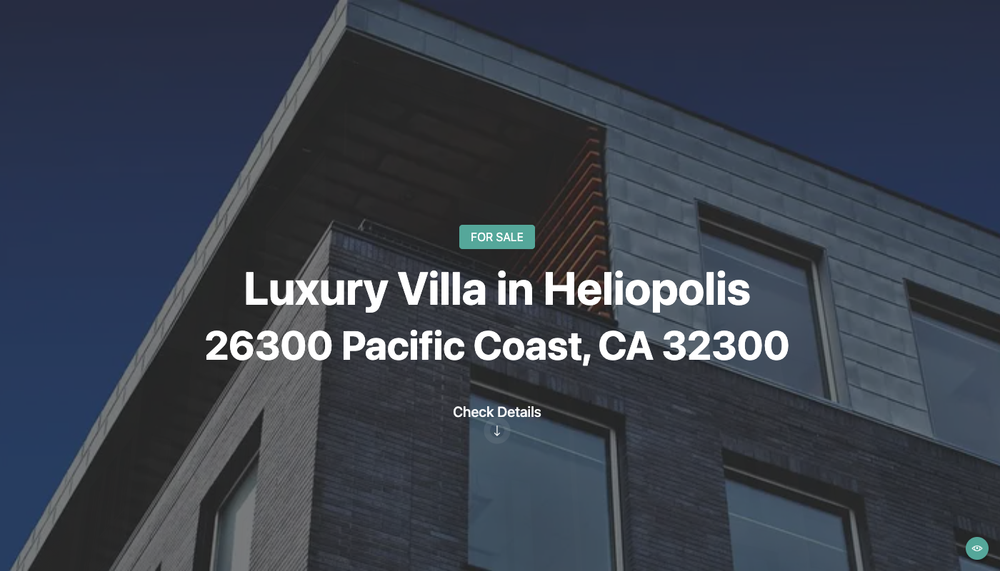 index realestate single page thumbnail